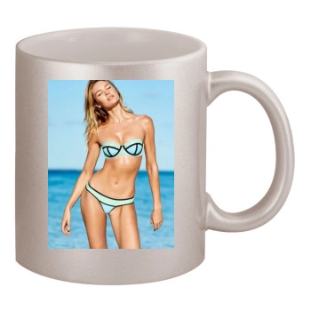 Candice Swanepoel 11oz Metallic Silver Mug