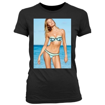 Candice Swanepoel Women's Junior Cut Crewneck T-Shirt