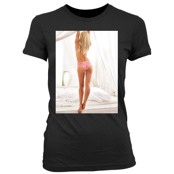 Candice Swanepoel Women's Junior Cut Crewneck T-Shirt