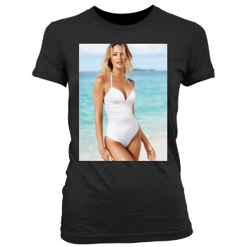 Candice Swanepoel Women's Junior Cut Crewneck T-Shirt