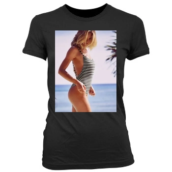 Candice Swanepoel Women's Junior Cut Crewneck T-Shirt