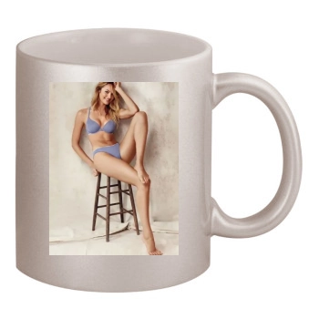 Candice Swanepoel 11oz Metallic Silver Mug