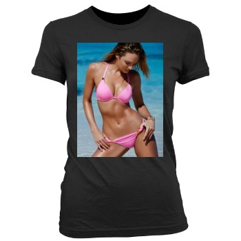 Candice Swanepoel Women's Junior Cut Crewneck T-Shirt