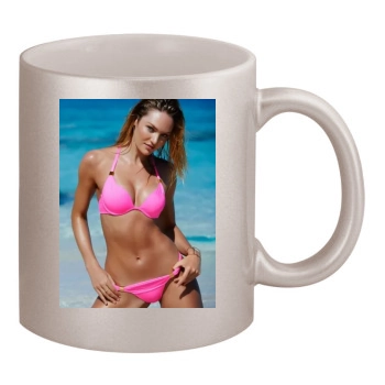 Candice Swanepoel 11oz Metallic Silver Mug