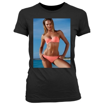 Candice Swanepoel Women's Junior Cut Crewneck T-Shirt