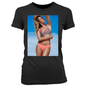 Candice Swanepoel Women's Junior Cut Crewneck T-Shirt