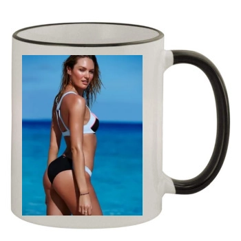 Candice Swanepoel 11oz Colored Rim & Handle Mug