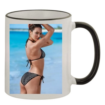 Candice Swanepoel 11oz Colored Rim & Handle Mug