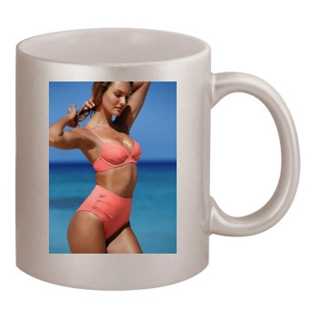 Candice Swanepoel 11oz Metallic Silver Mug