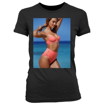 Candice Swanepoel Women's Junior Cut Crewneck T-Shirt