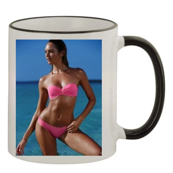 Candice Swanepoel 11oz Colored Rim & Handle Mug