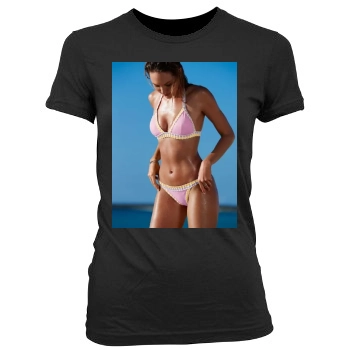 Candice Swanepoel Women's Junior Cut Crewneck T-Shirt