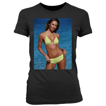 Candice Swanepoel Women's Junior Cut Crewneck T-Shirt