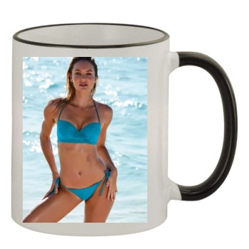 Candice Swanepoel 11oz Colored Rim & Handle Mug