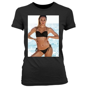 Candice Swanepoel Women's Junior Cut Crewneck T-Shirt