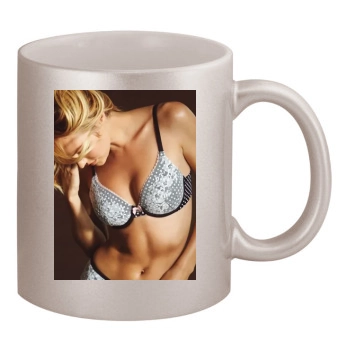 Candice Swanepoel 11oz Metallic Silver Mug