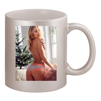 Candice Swanepoel 11oz Metallic Silver Mug