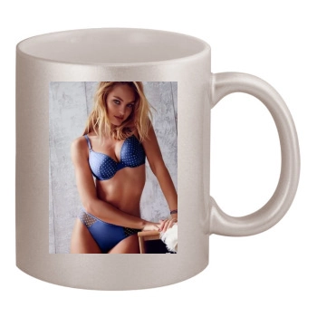 Candice Swanepoel 11oz Metallic Silver Mug