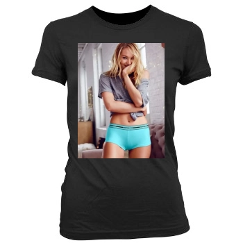 Candice Swanepoel Women's Junior Cut Crewneck T-Shirt