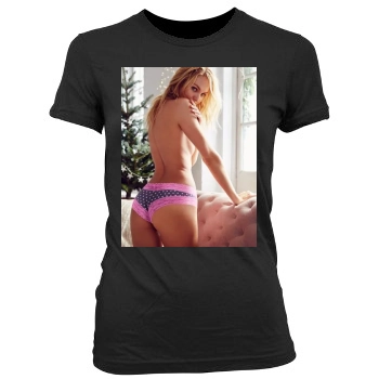 Candice Swanepoel Women's Junior Cut Crewneck T-Shirt