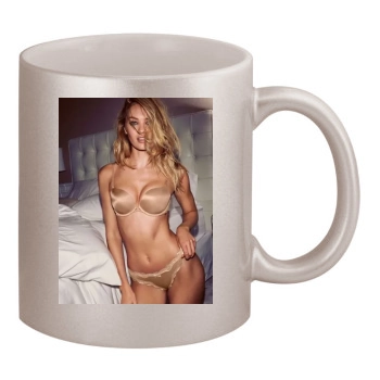 Candice Swanepoel 11oz Metallic Silver Mug