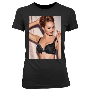 Candice Swanepoel Women's Junior Cut Crewneck T-Shirt