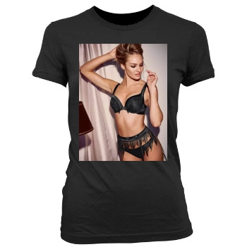 Candice Swanepoel Women's Junior Cut Crewneck T-Shirt