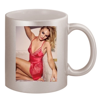 Candice Swanepoel 11oz Metallic Silver Mug