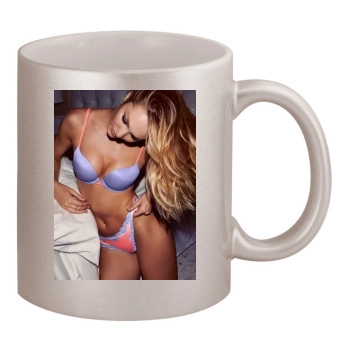 Candice Swanepoel 11oz Metallic Silver Mug