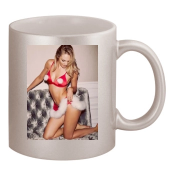 Candice Swanepoel 11oz Metallic Silver Mug