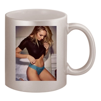 Candice Swanepoel 11oz Metallic Silver Mug