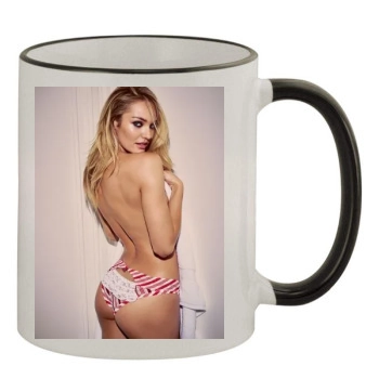 Candice Swanepoel 11oz Colored Rim & Handle Mug