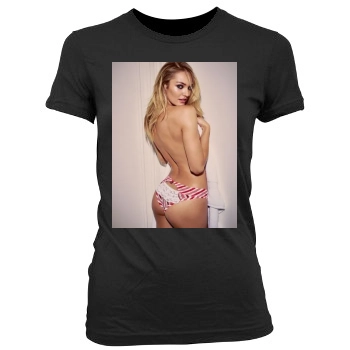 Candice Swanepoel Women's Junior Cut Crewneck T-Shirt