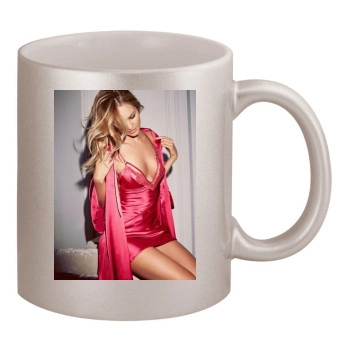 Candice Swanepoel 11oz Metallic Silver Mug