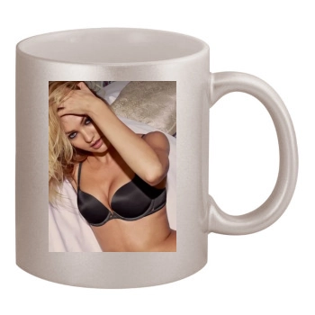 Candice Swanepoel 11oz Metallic Silver Mug