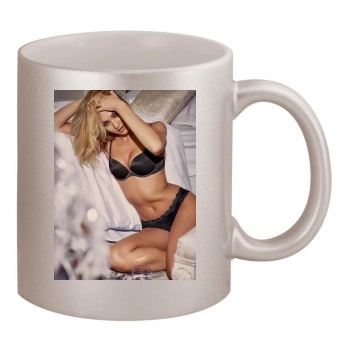 Candice Swanepoel 11oz Metallic Silver Mug