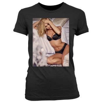 Candice Swanepoel Women's Junior Cut Crewneck T-Shirt