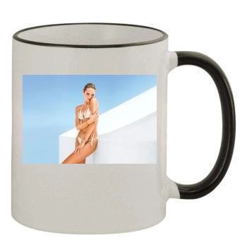 Candice Swanepoel 11oz Colored Rim & Handle Mug