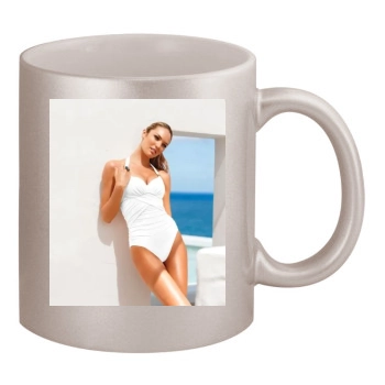 Candice Swanepoel 11oz Metallic Silver Mug