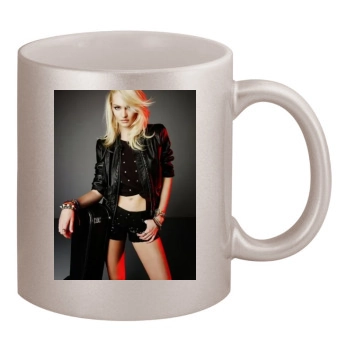 Candice Swanepoel 11oz Metallic Silver Mug