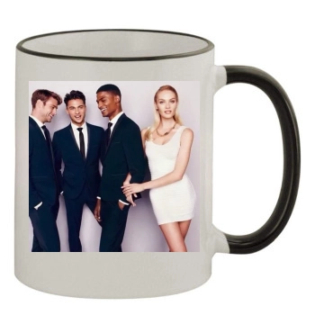 Candice Swanepoel 11oz Colored Rim & Handle Mug