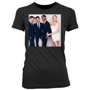 Candice Swanepoel Women's Junior Cut Crewneck T-Shirt