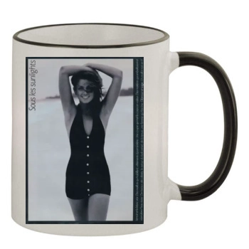 Cindy Crawford 11oz Colored Rim & Handle Mug