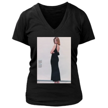 Cindy Crawford Women's Deep V-Neck TShirt