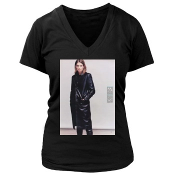 Cindy Crawford Women's Deep V-Neck TShirt