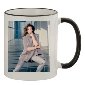 Cindy Crawford 11oz Colored Rim & Handle Mug