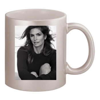 Cindy Crawford 11oz Metallic Silver Mug