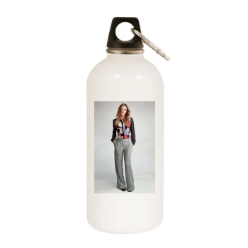 Edita Vilkeviciute White Water Bottle With Carabiner