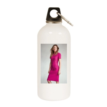 Edita Vilkeviciute White Water Bottle With Carabiner