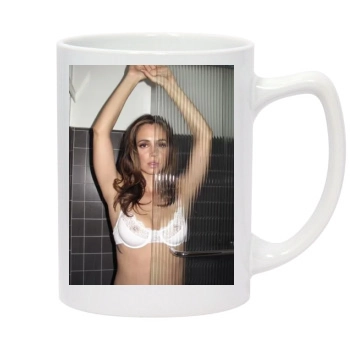 Eliza Dushku 14oz White Statesman Mug